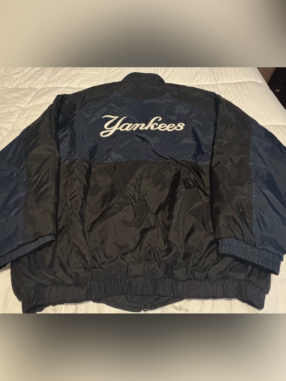Vintage New York Yankees MLB Genuine Merchandise G-III Full Zip Puffer Coat XL